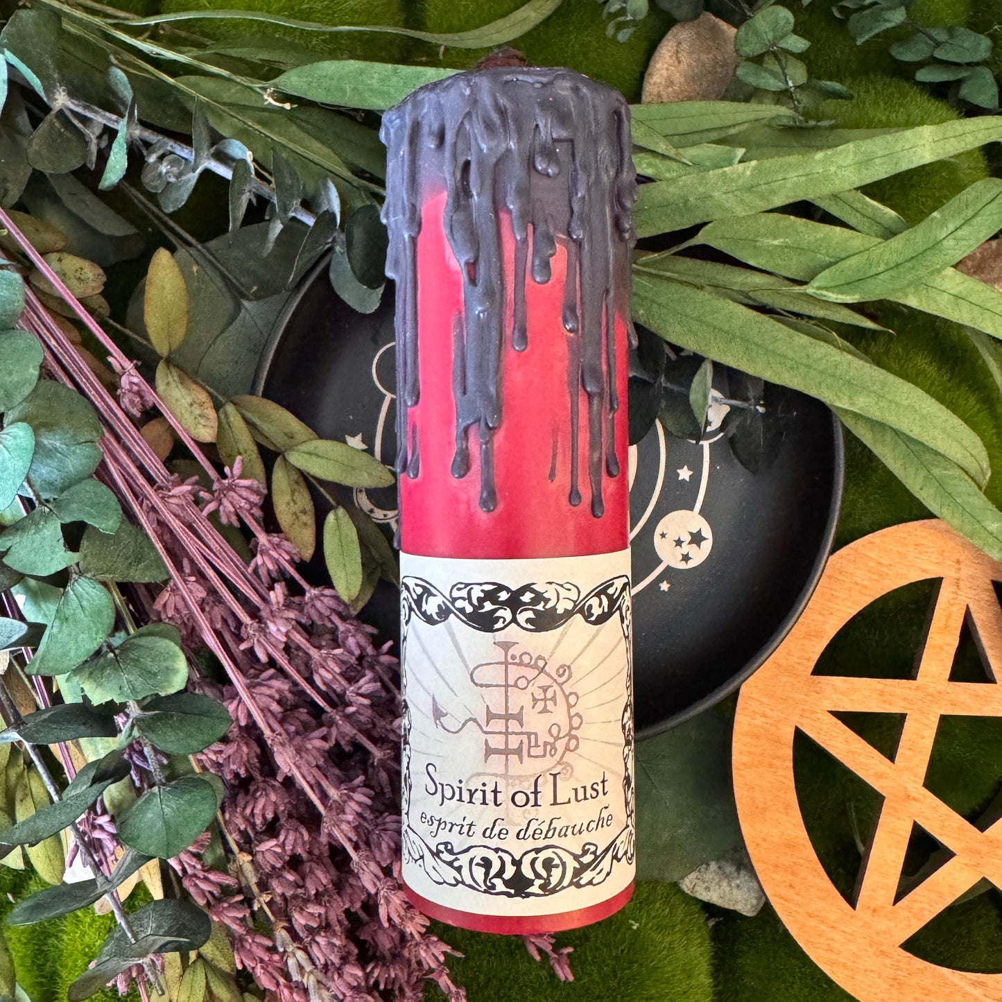 Bougie pilier Esprit de luxure