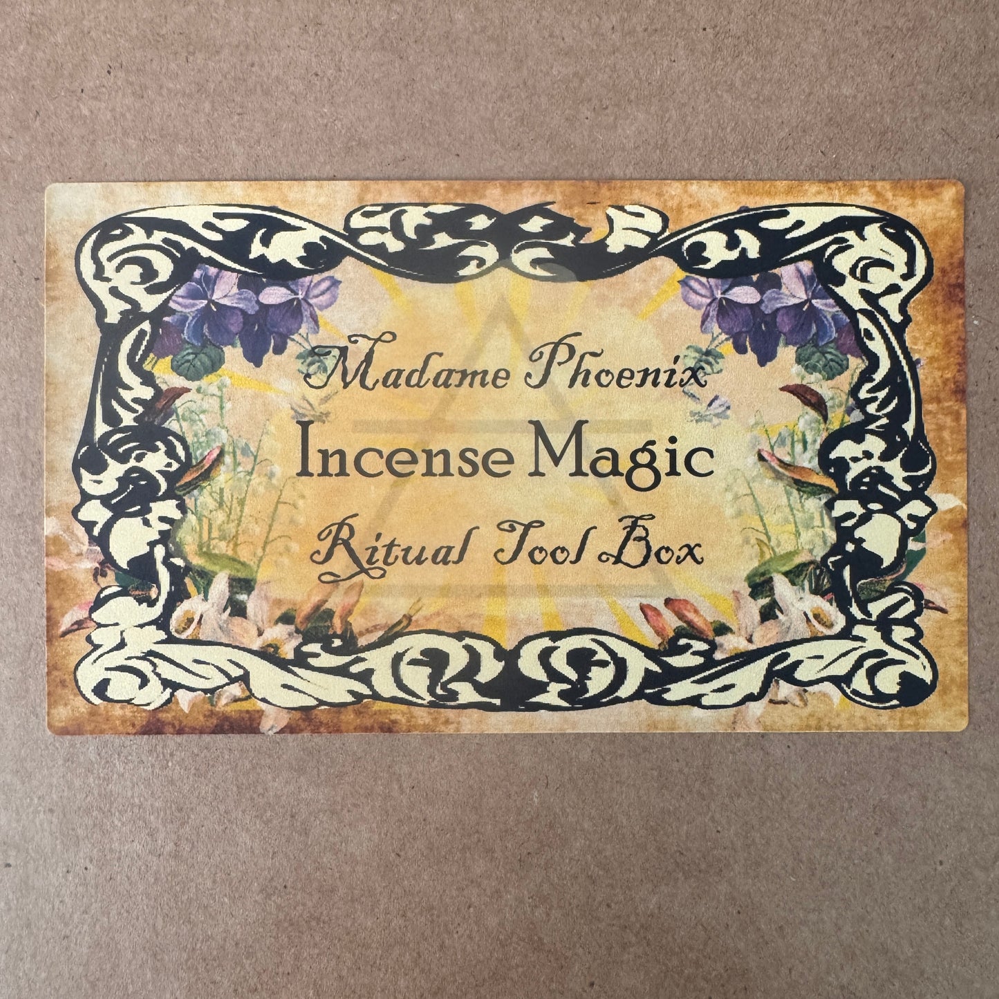 Magic of Incense Ritual Tool Box