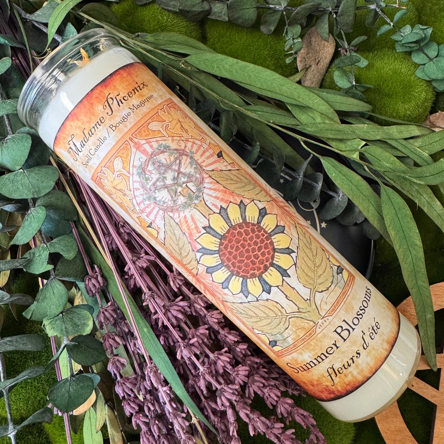 Summer Blossoms Spell Candle
