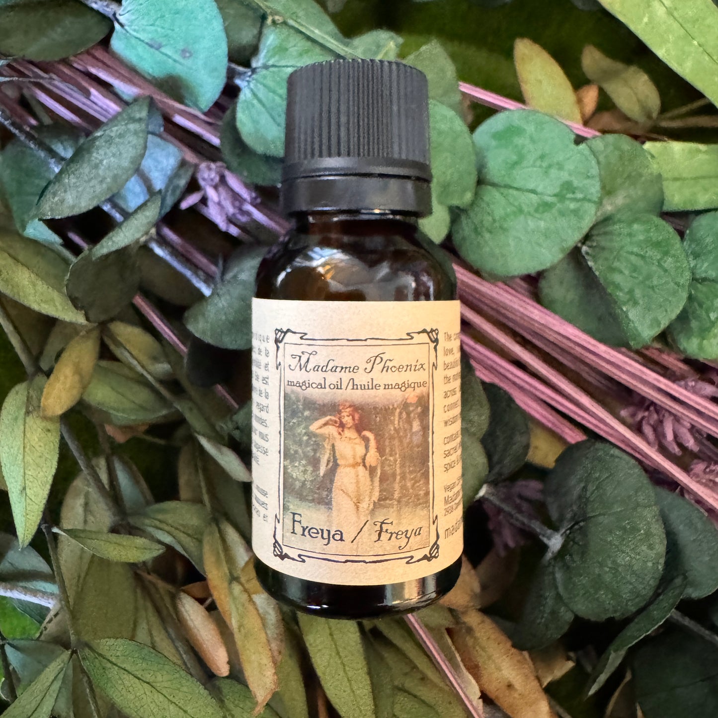 Freya Goddess Magical Ritual Essential Oil Dropper