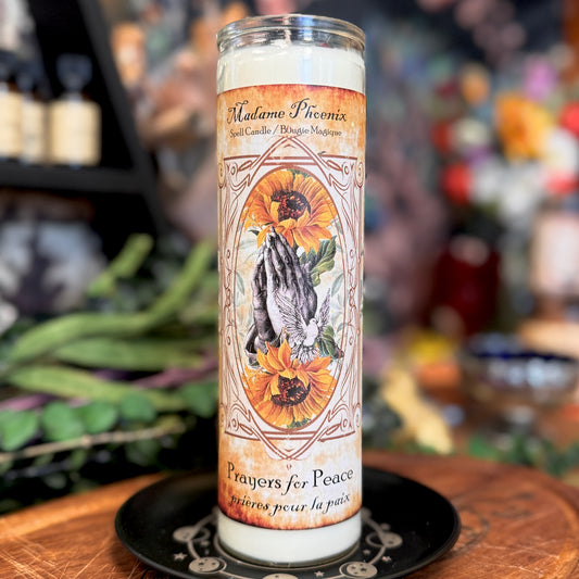 Bougie d’autel spirituelle Prières pour la paix