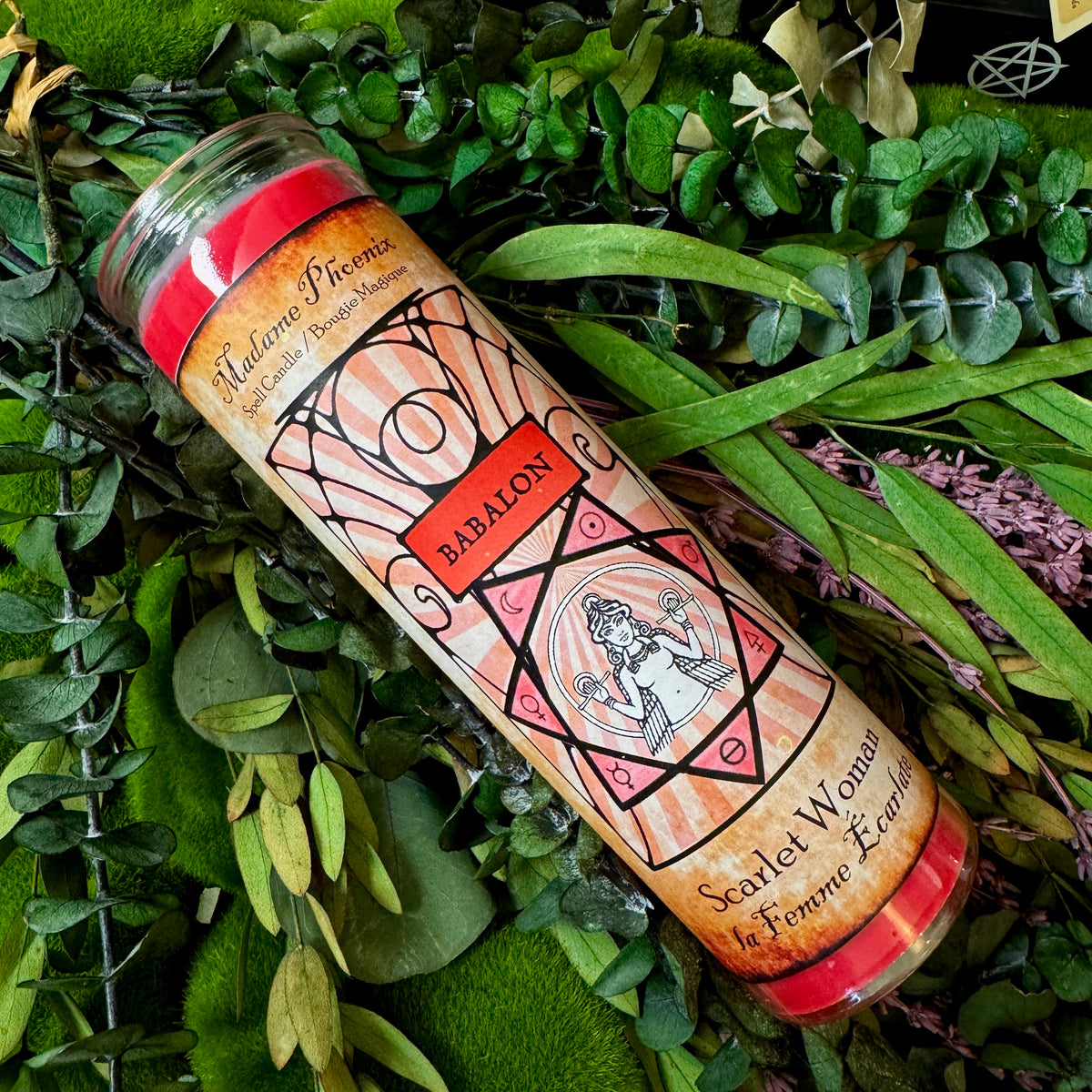 Bougie rituelle Babalon Scarlet Woman