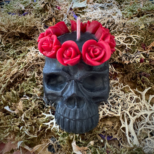 Bougie Crâne Reine des Morts