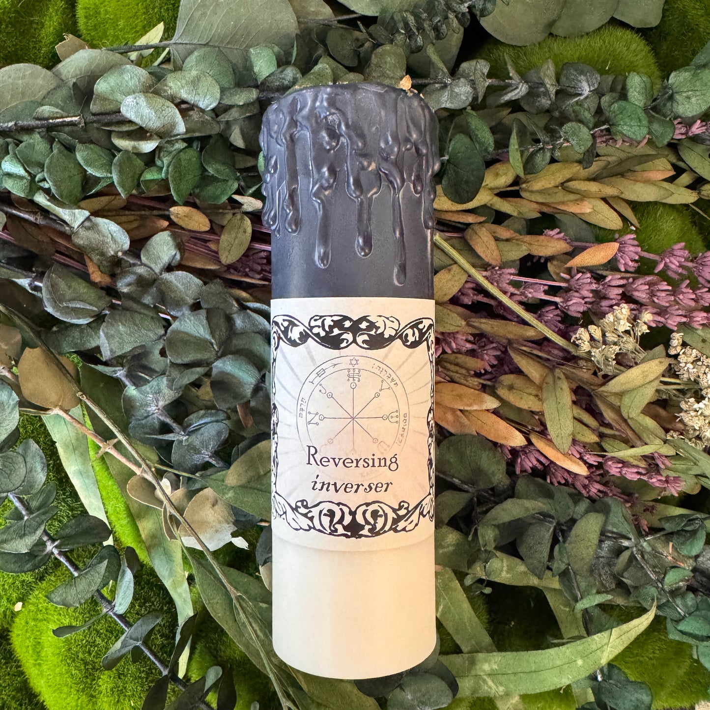 Reversing Tall Spell Pillar Candle