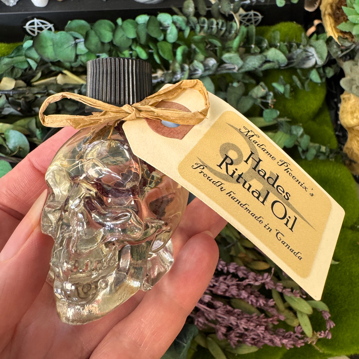 Skull Shaped Oil Bottles