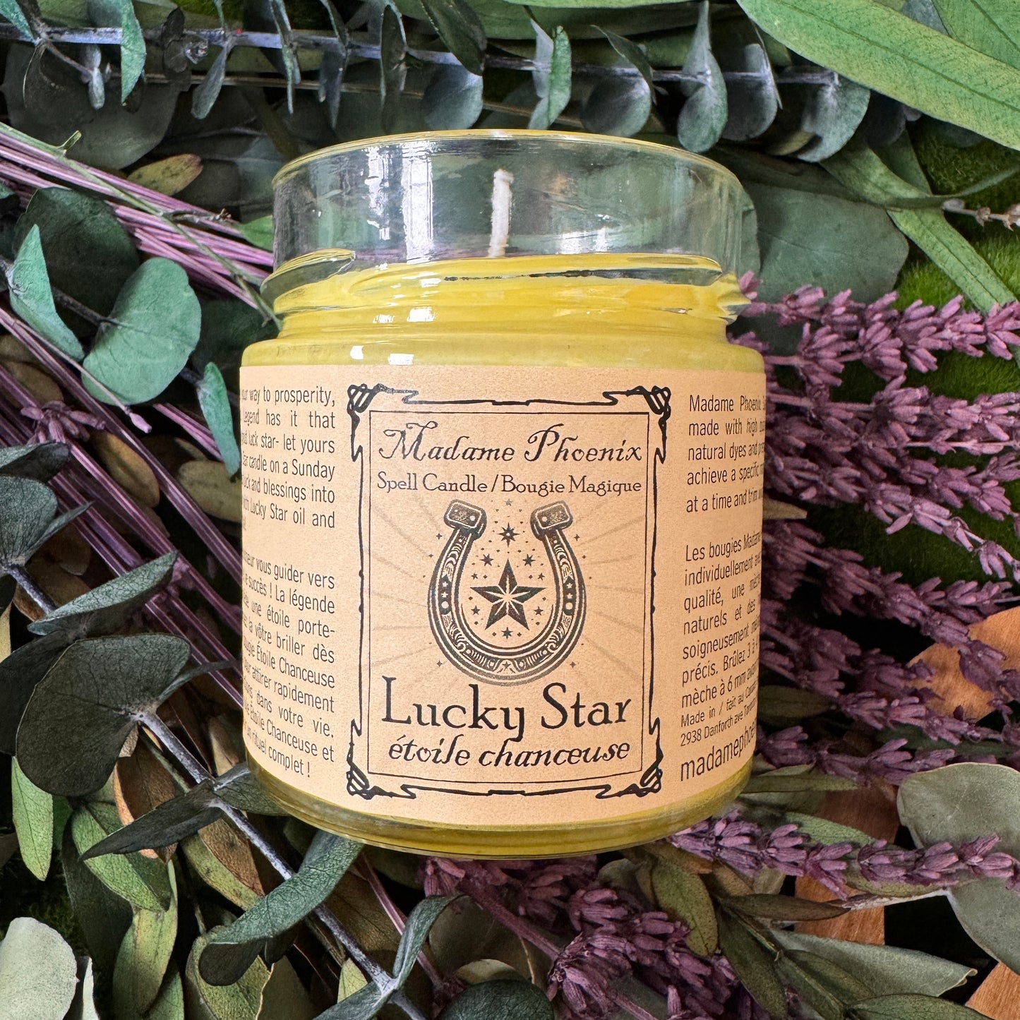 Bougie de sort magique Lucky Star