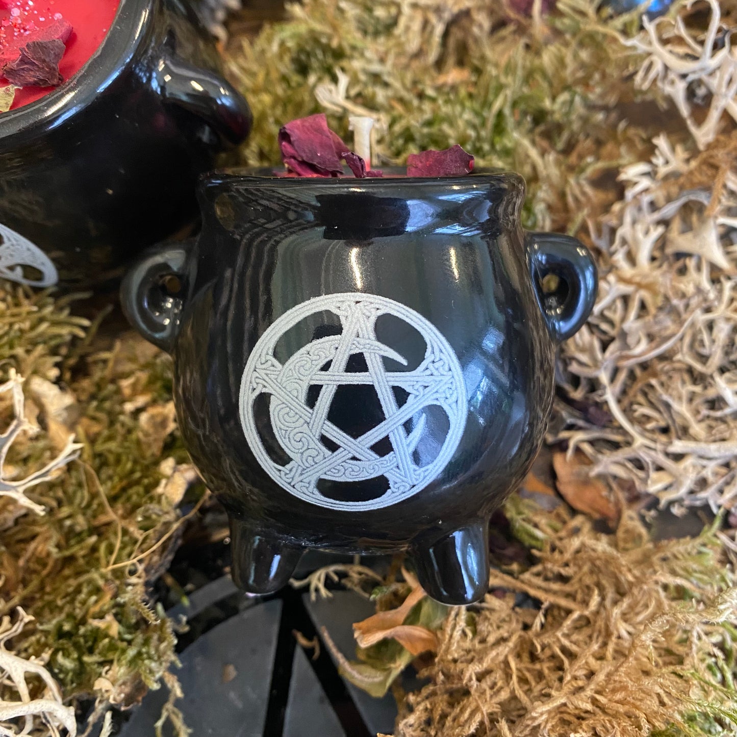 Moon Magic Mini Cauldron Candle