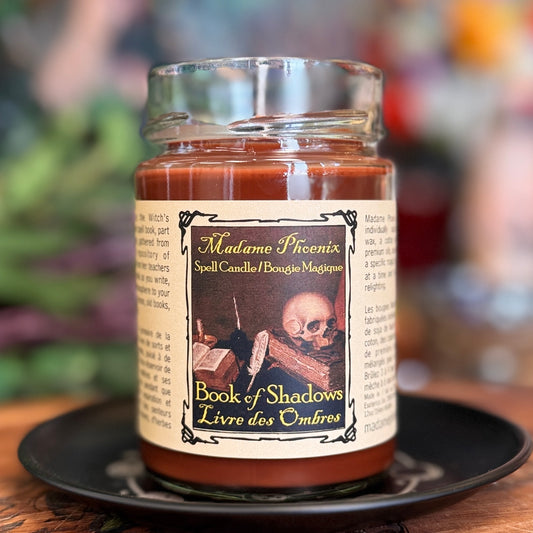 Book of Shadows Candle