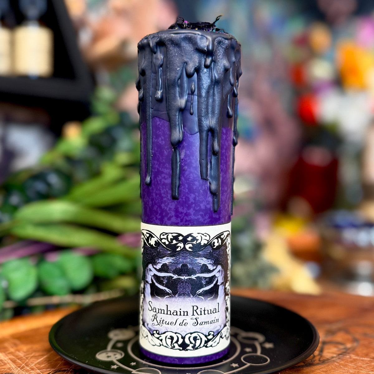 Samhain Altar Tall Pillar Candle