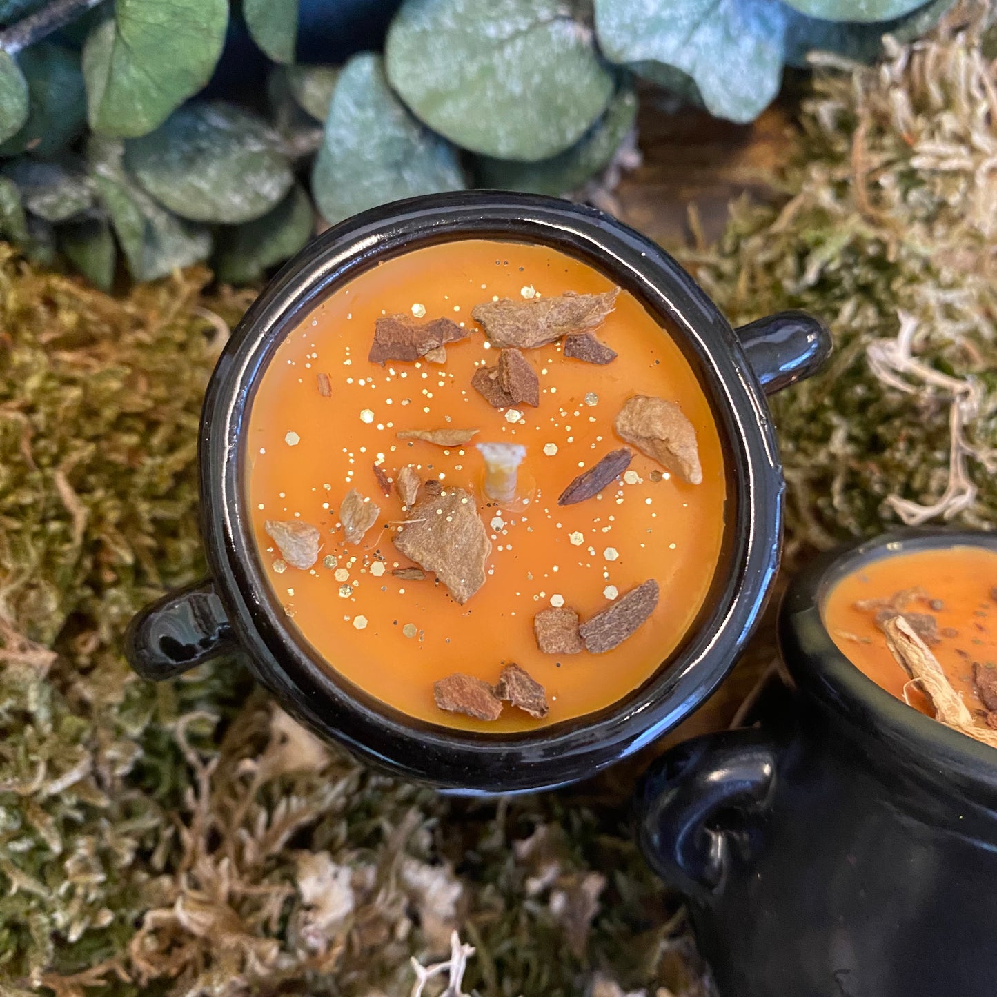 Moon Magic Mini Cauldron Candle