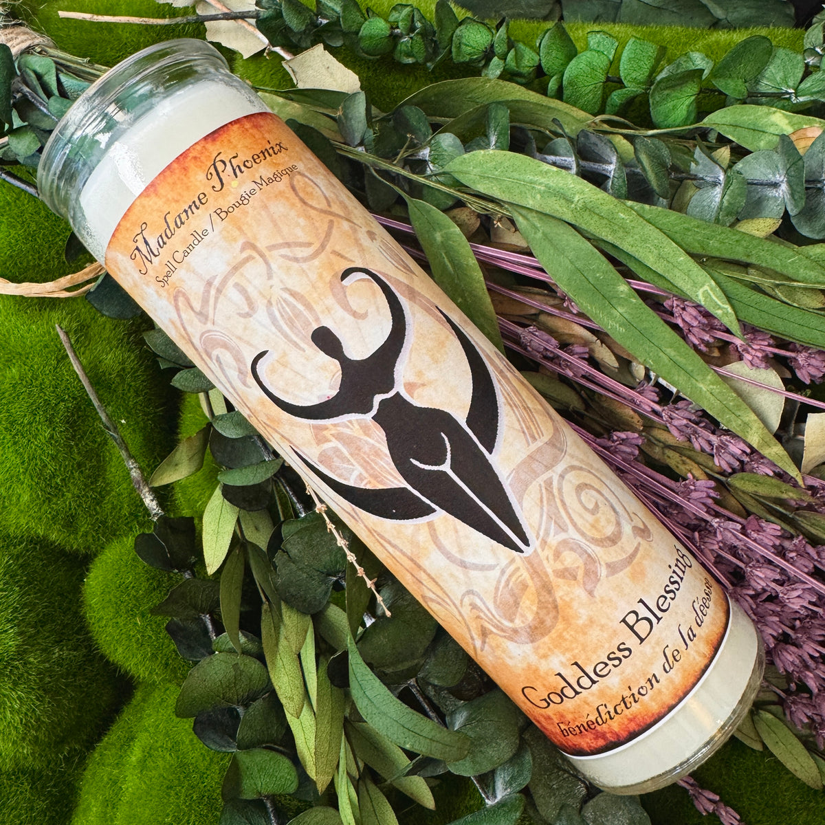 Goddess Blessing Spell Candle