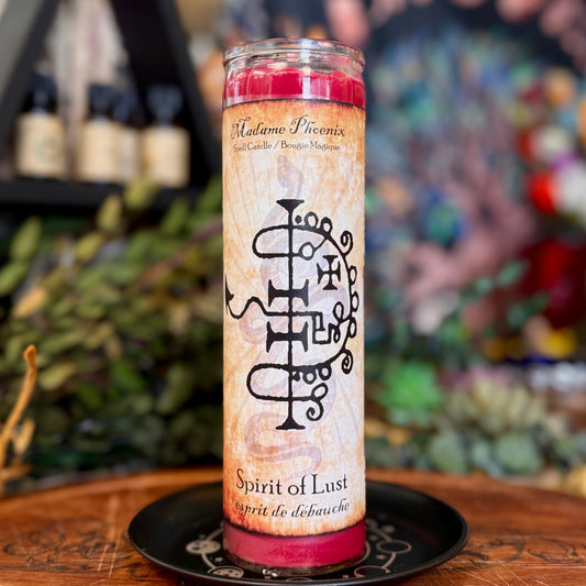 Bougie d’amour de sort magique d’esprit de luxure