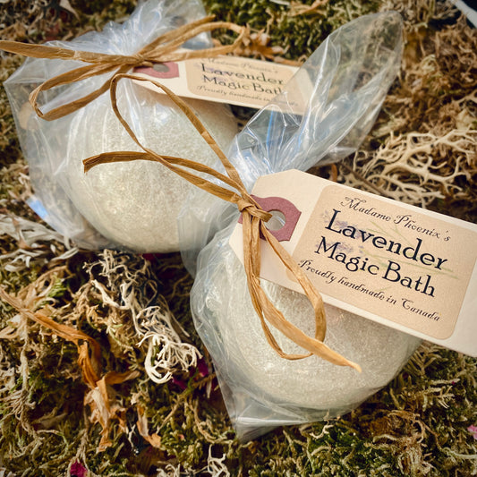 Bombe de bain végétalienne entièrement naturelle Lavender Lover