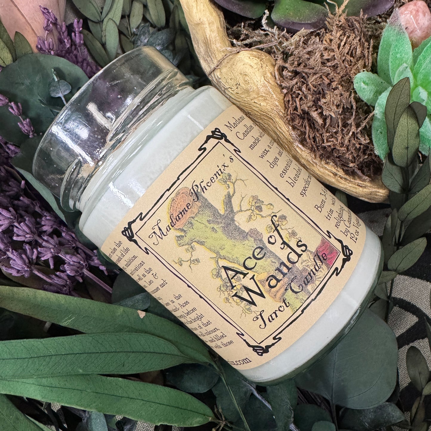 Tarot Aces Magic Spell Candles