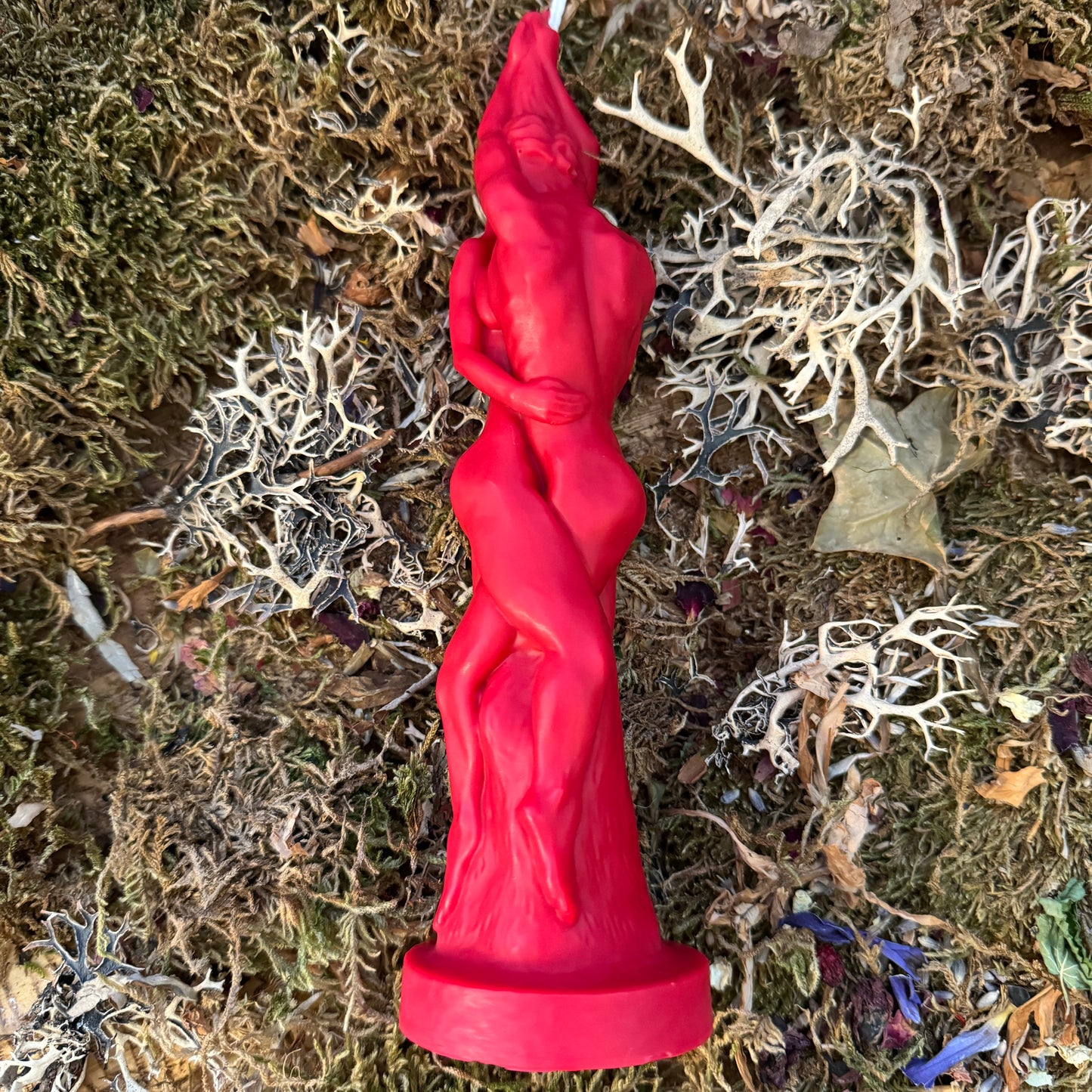 Entwined Lovers Shaped Spell Candle