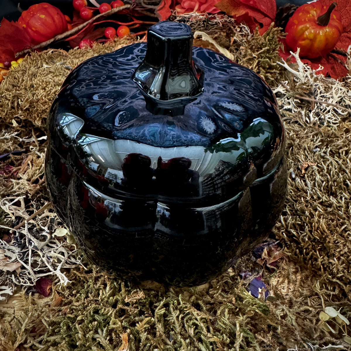Dark Pumpkin Fall Ritual Candle LIMITED EDITION