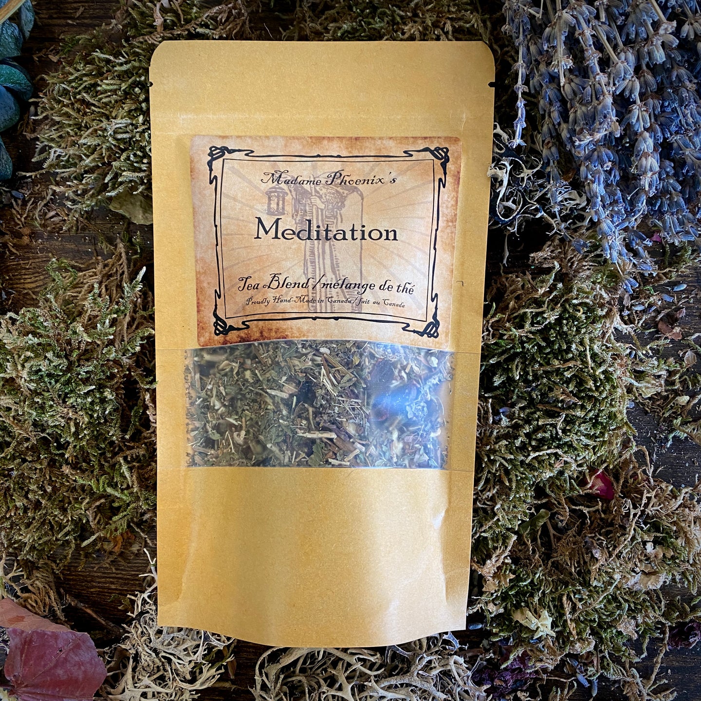 Mélange de thé magique de méditation