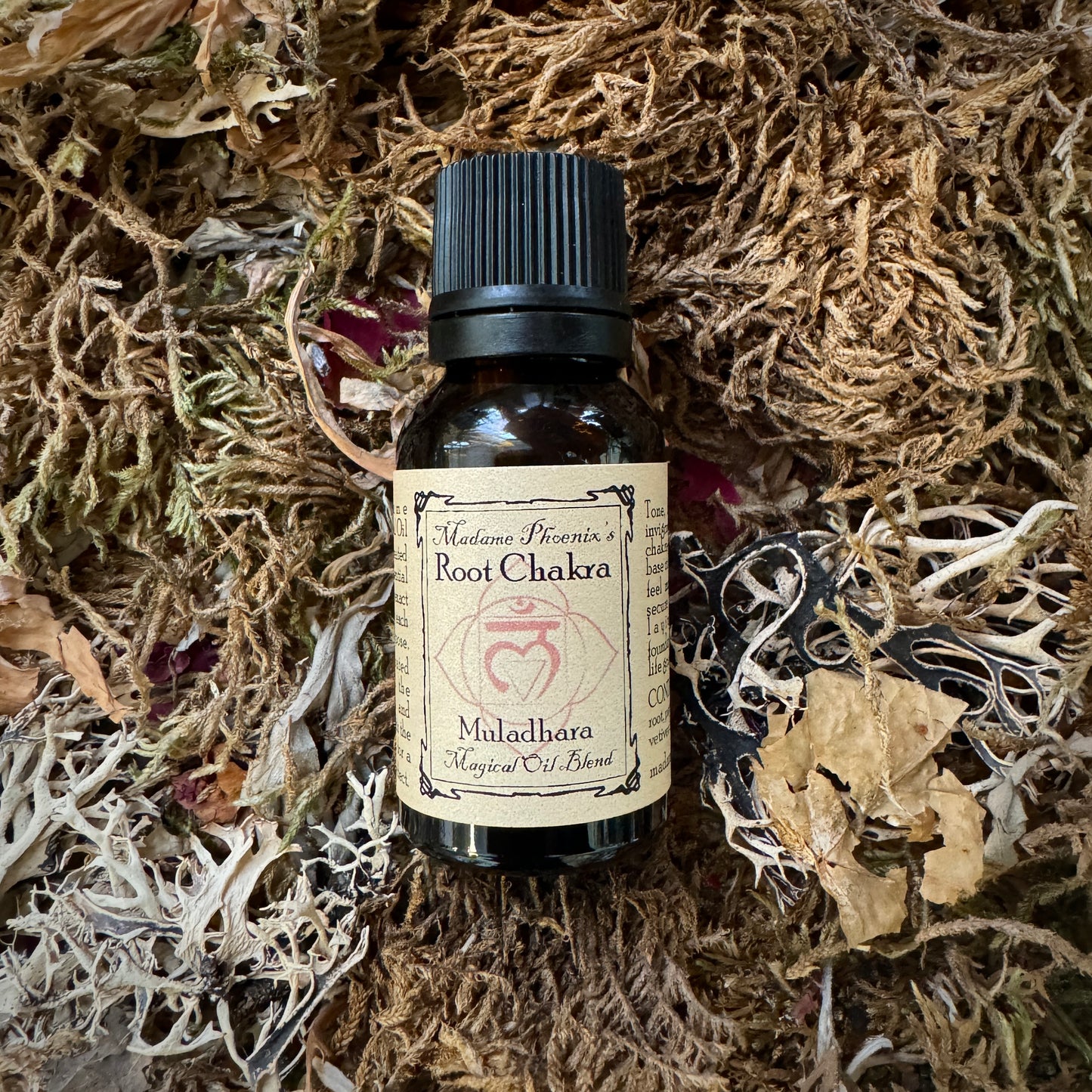Compte-gouttes de mélange d’huiles essentielles de guérison des chakras