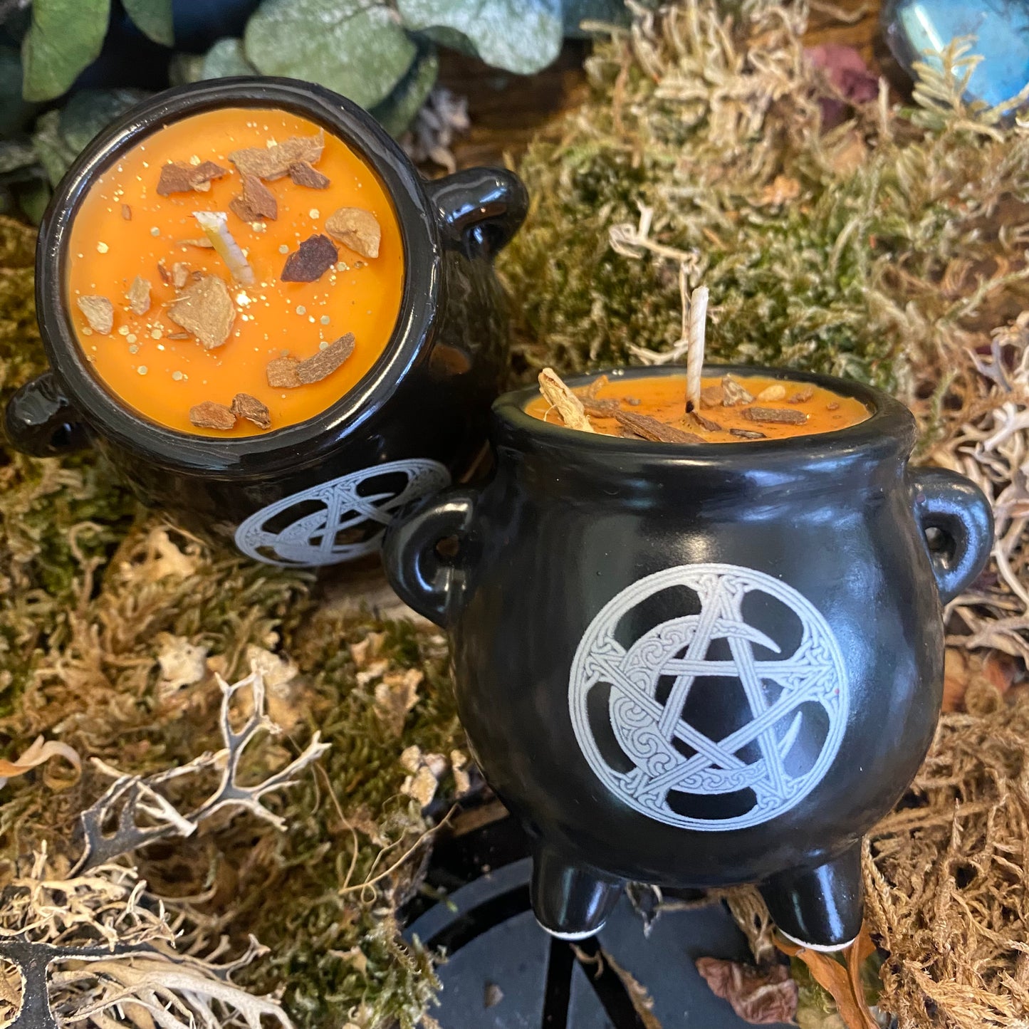 Moon Magic Mini Cauldron Candle
