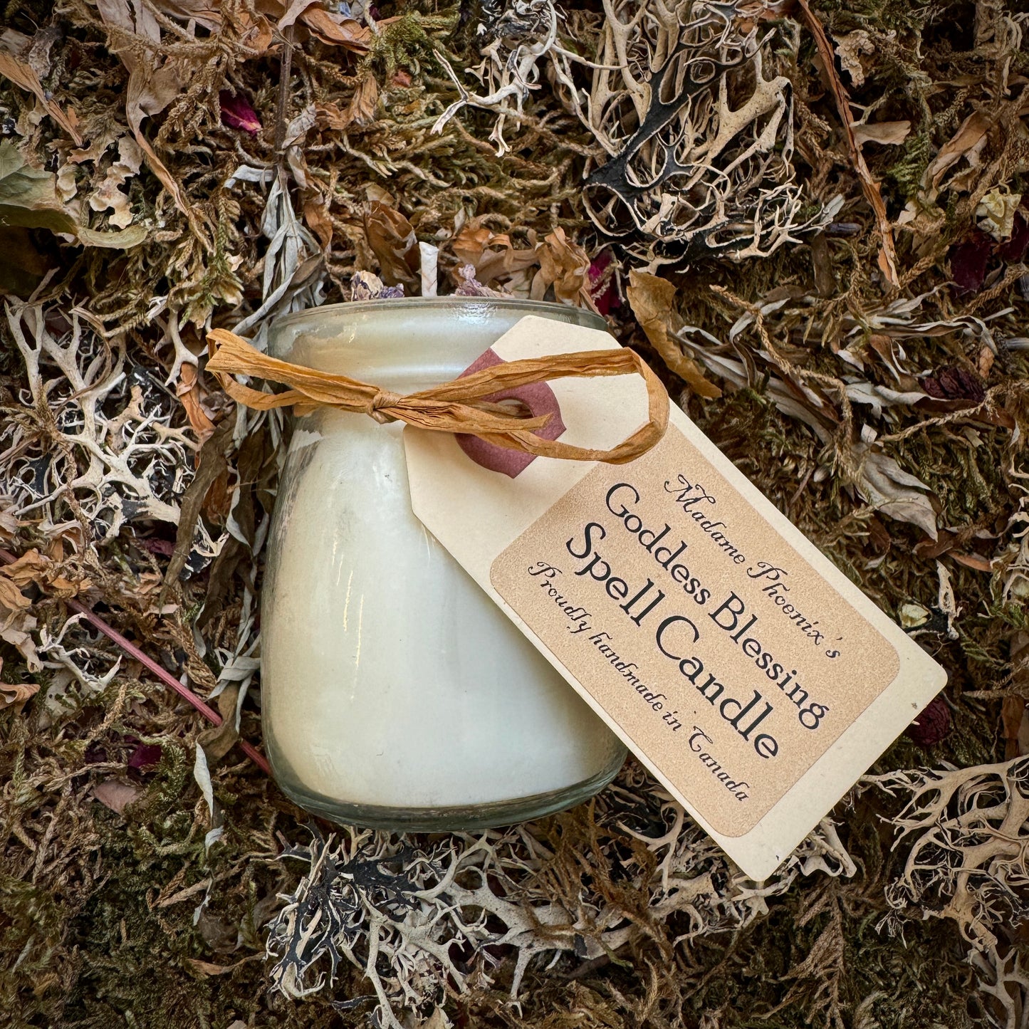 Goddess Blessing Mini Spell Bougies avec mélange magique d’huile essentielle
