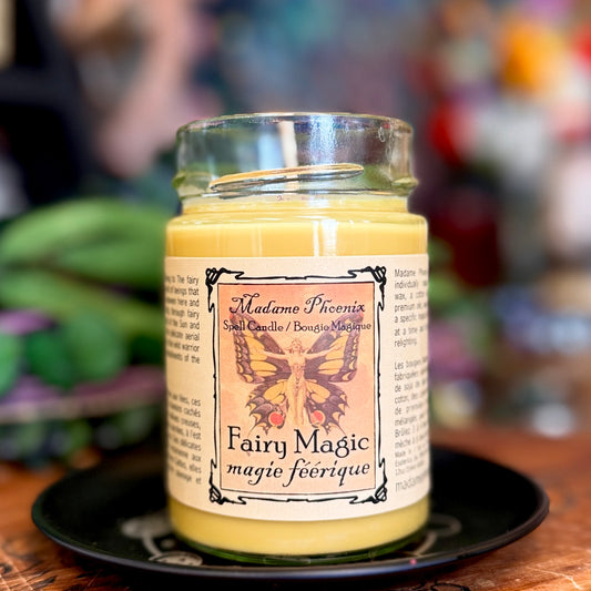 Fairy magic spirit altar candle