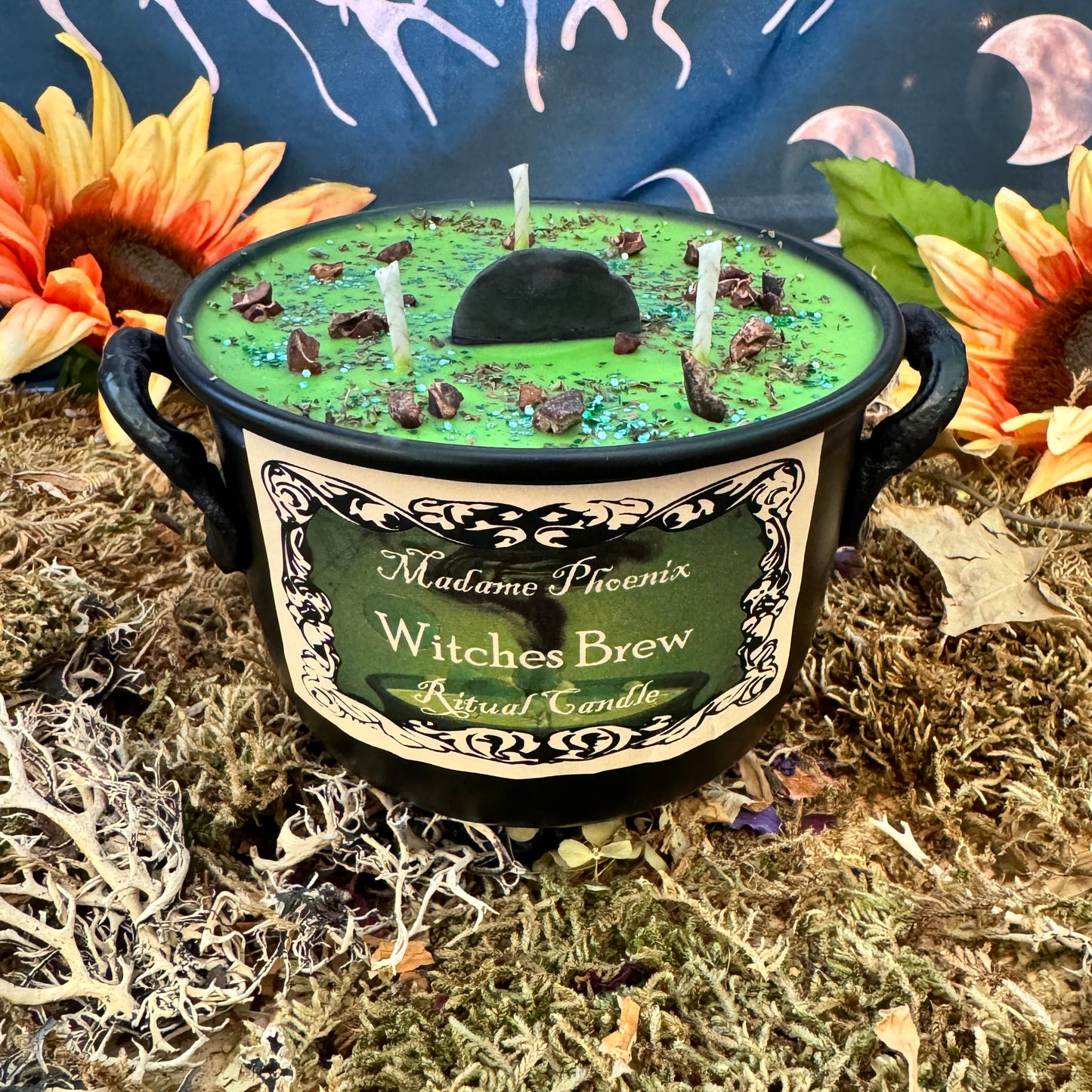 Witches Brew Autumn Cauldron Candle