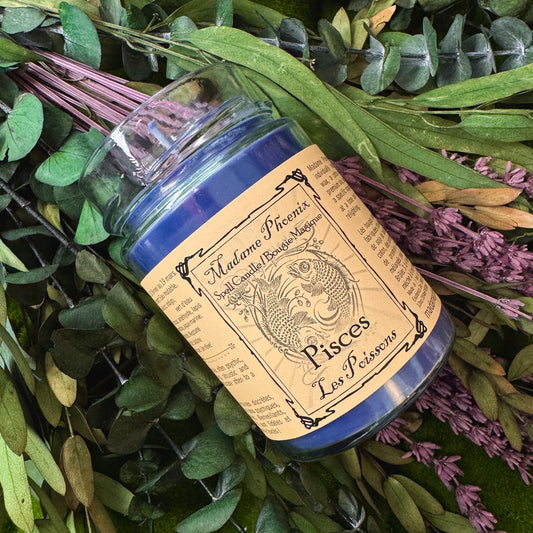 Zodiac Magic Pisces Spell Candle