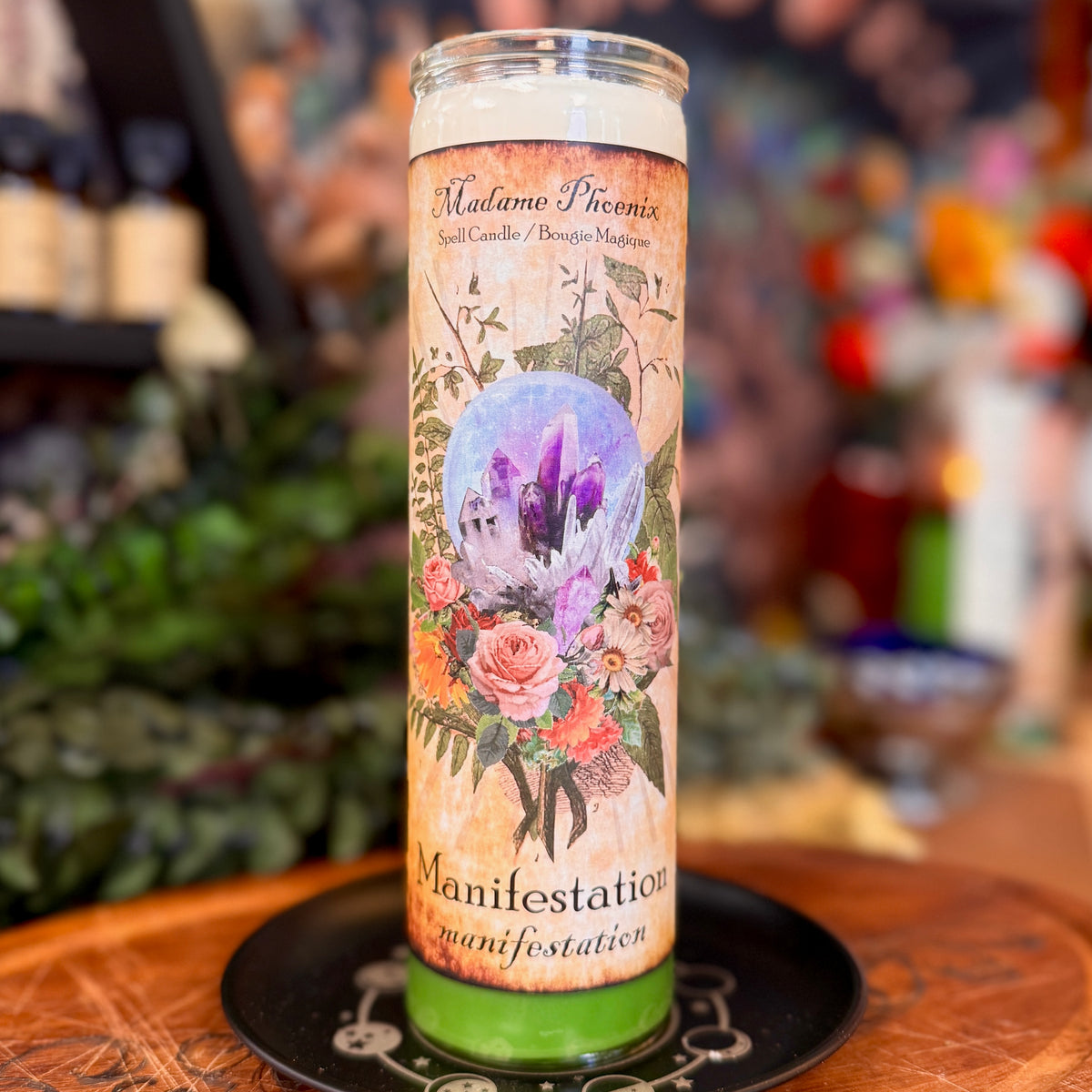 Bougie de sort rituel de manifestation