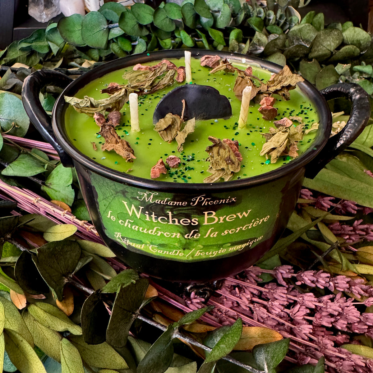 Witches Brew Autumn Cauldron Candle