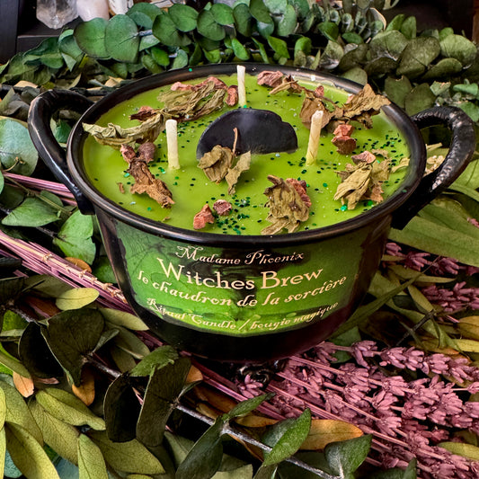 Witches Brew Autumn Cauldron Candle