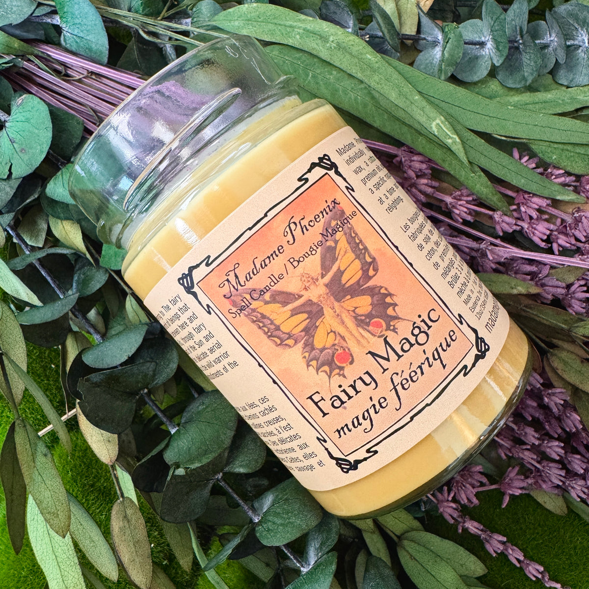 Fairy magic spirit altar candle