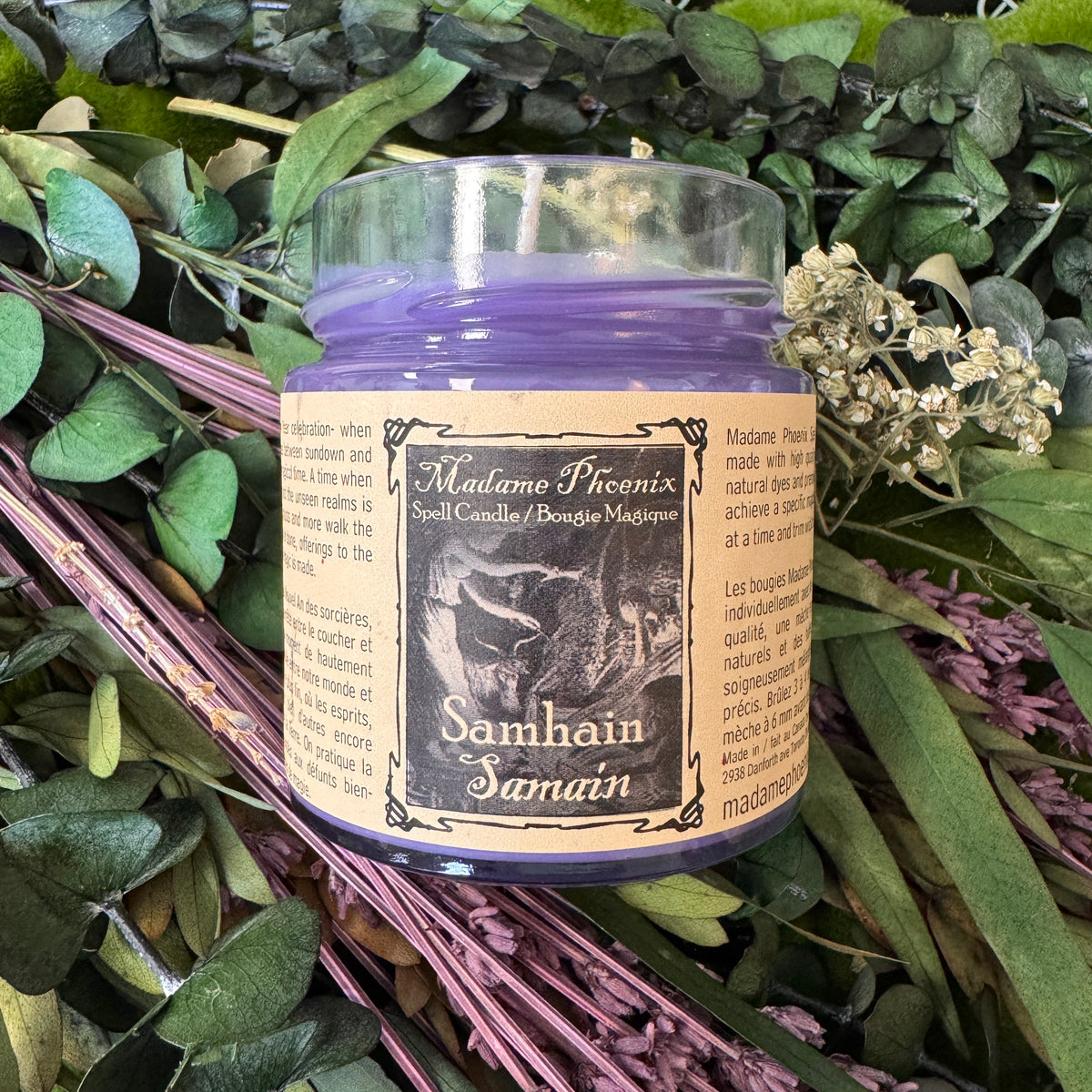 Samhain Sabbat Ritual Spell Candle