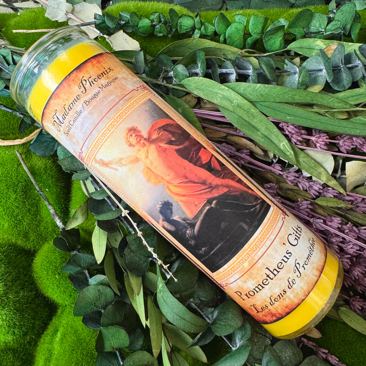 Prometheus Sacred Flame of Knowledge Ritual Candle