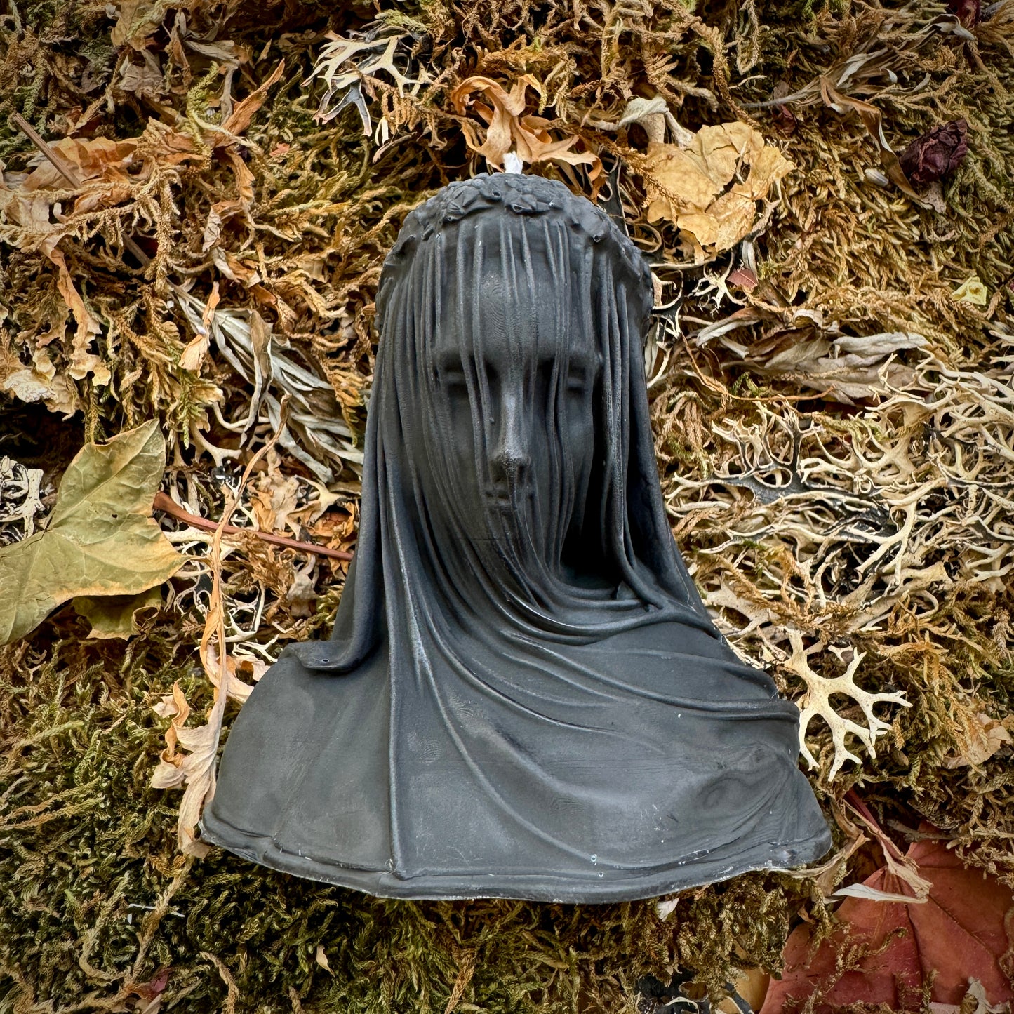 Veiled Goddess Shaped Altar Candles | Hekate | Persephone | Isis