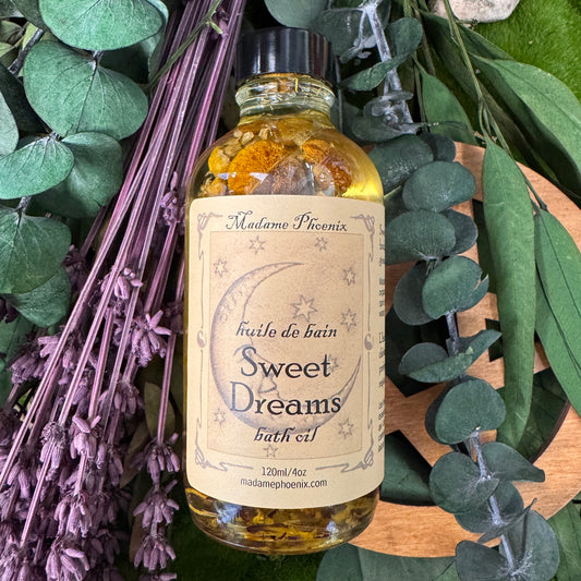 Huile de bain magique d'aromathérapie relaxante Sweet Dreams