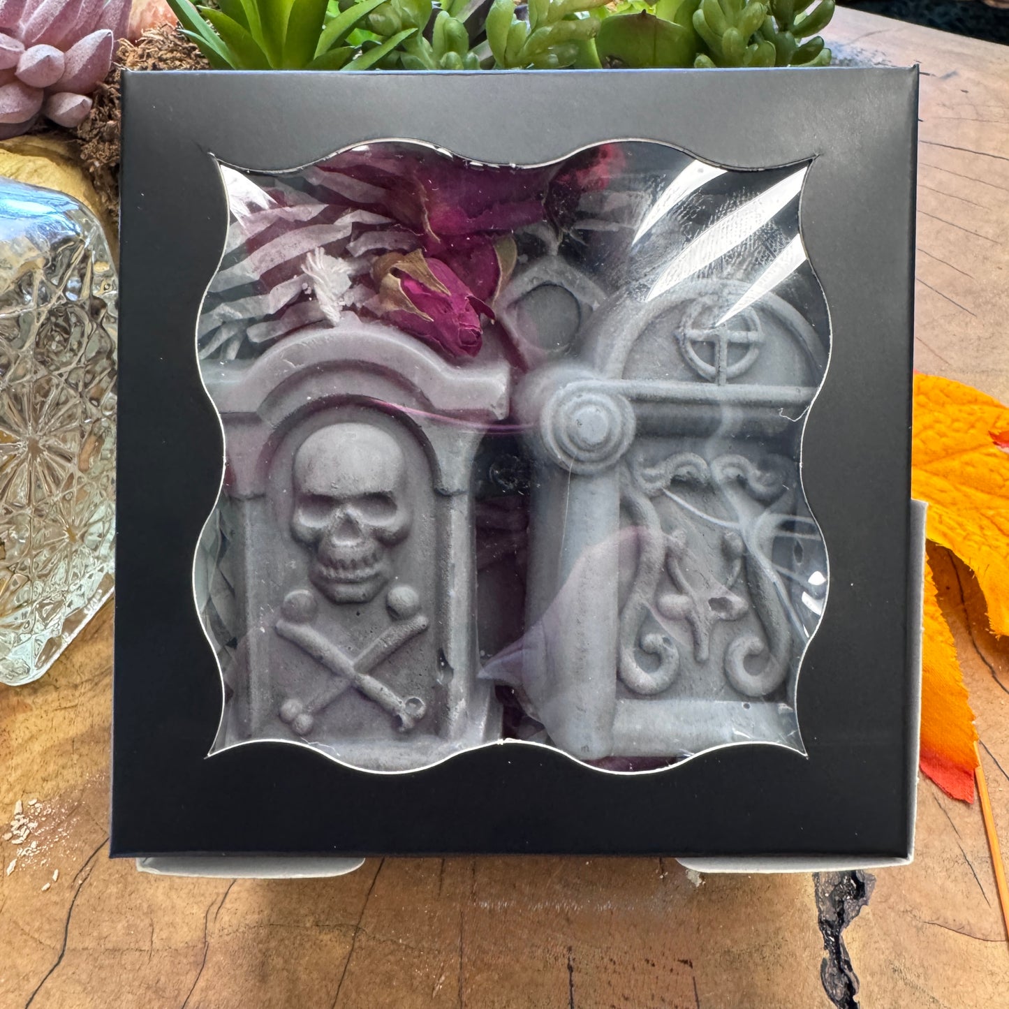 Bougies d’autel de l’ancêtre Samhain du cimetière