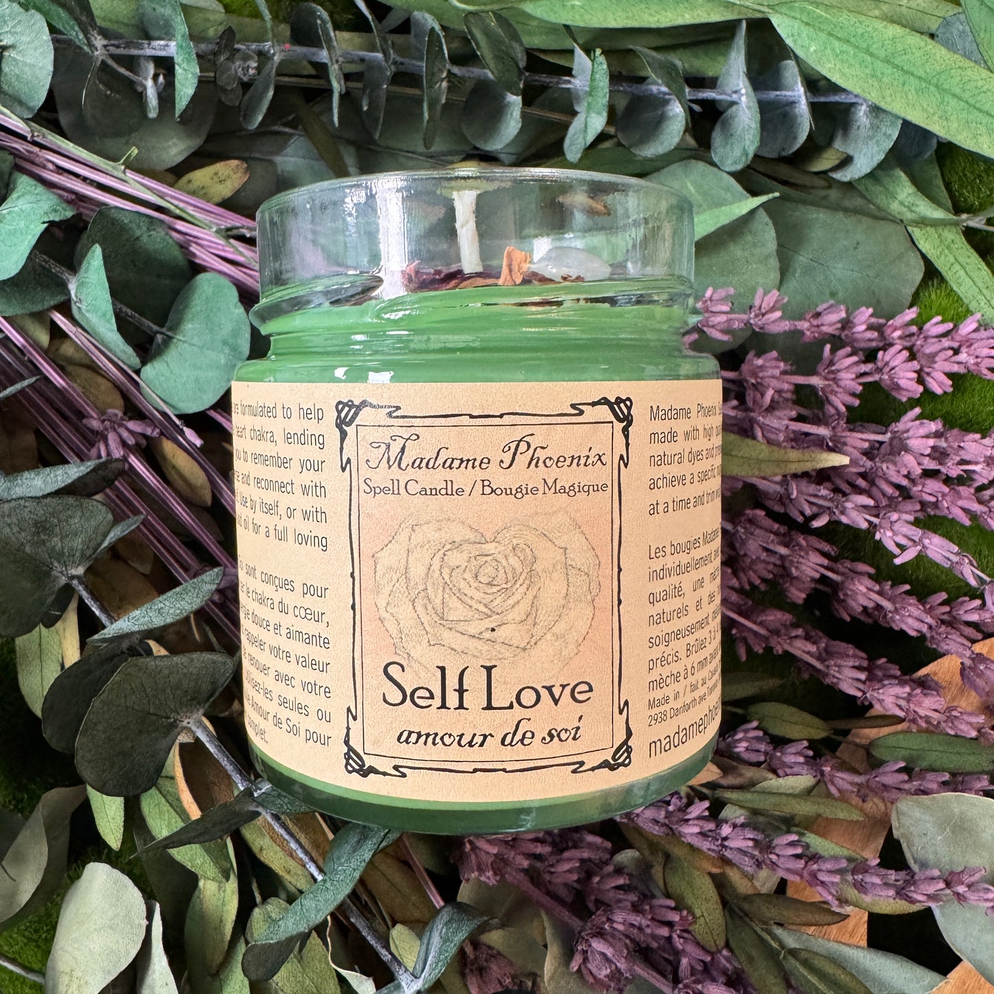 Self Love Heart Healing Spell Candle