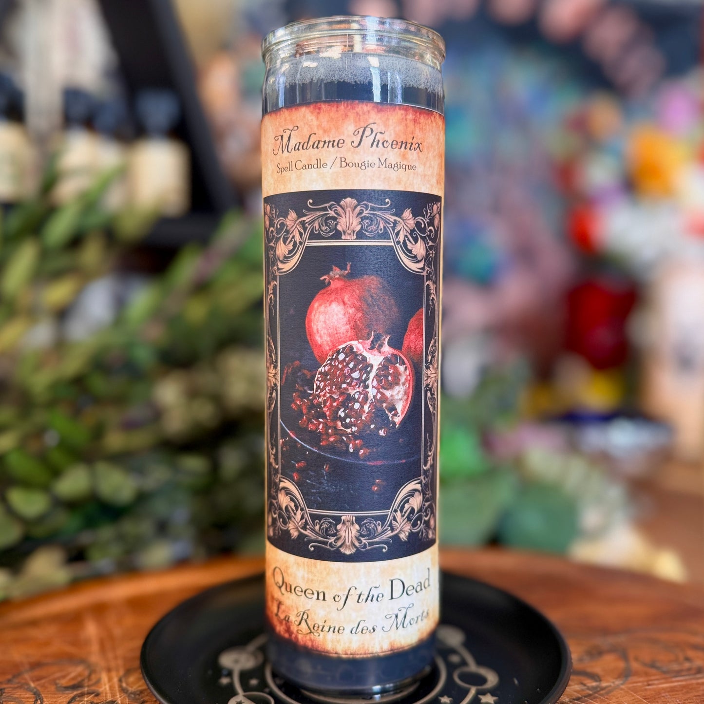 Queen of the Dead Samhain Altar Candle