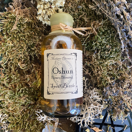 Bouteille de sorts de bénédiction de miel d’Oshun