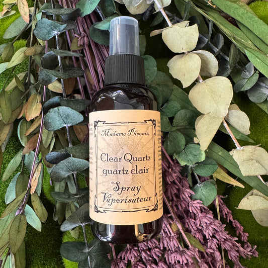 Clear Quartz Aura and Room spray