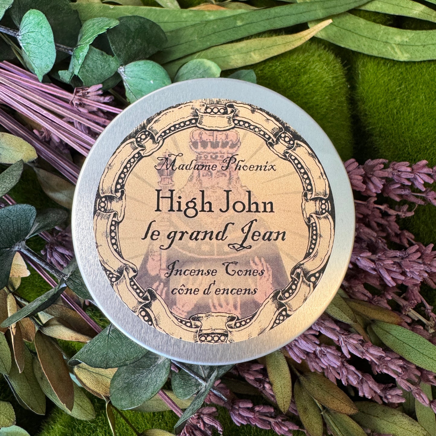 Cone Incense - 1 Tin of 12 Cones