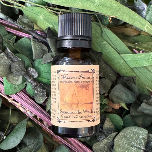 Saison de la sorcière Huile essentielle Automne Halloween Samhain Blend Dropper