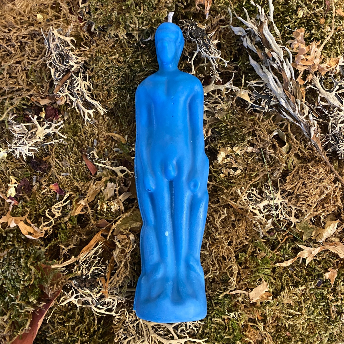 Bougie figure (mâle) pour sorts et autels