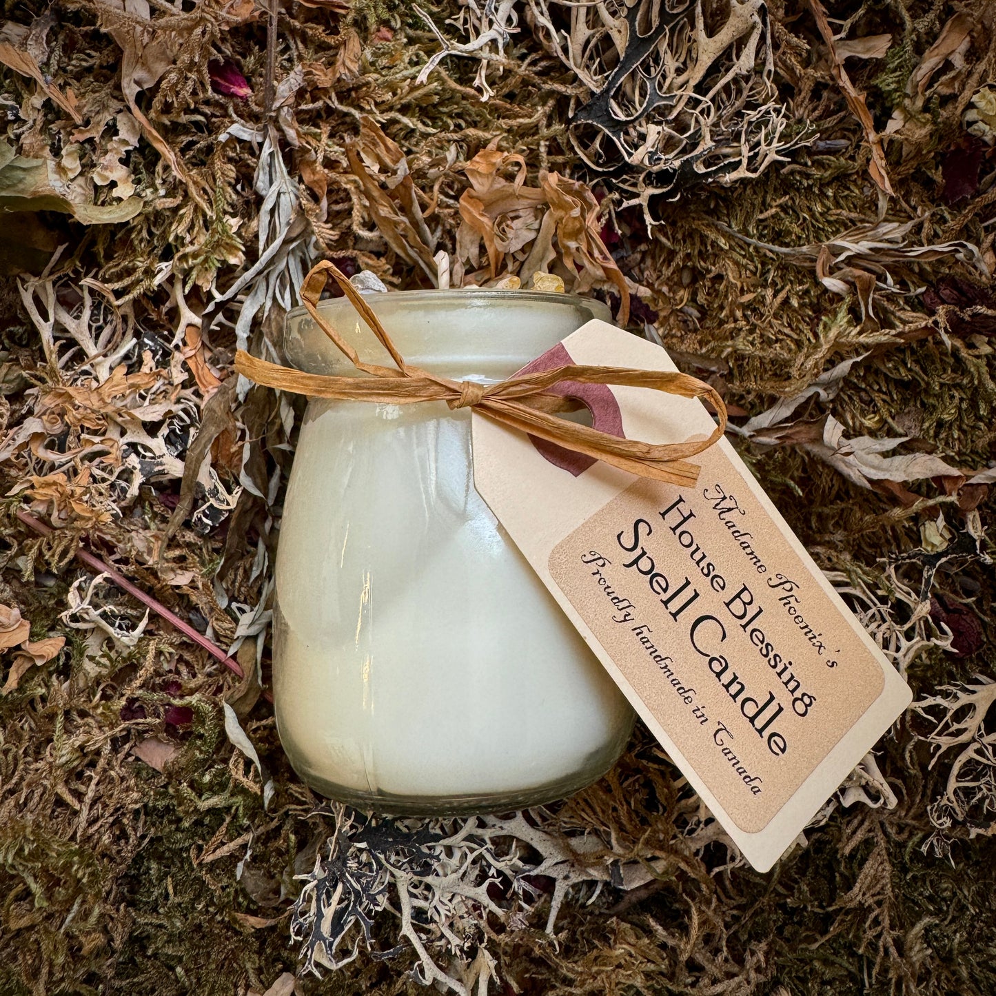 Mini bougies de sorts House Blessing avec mélange magique d’huiles essentielles