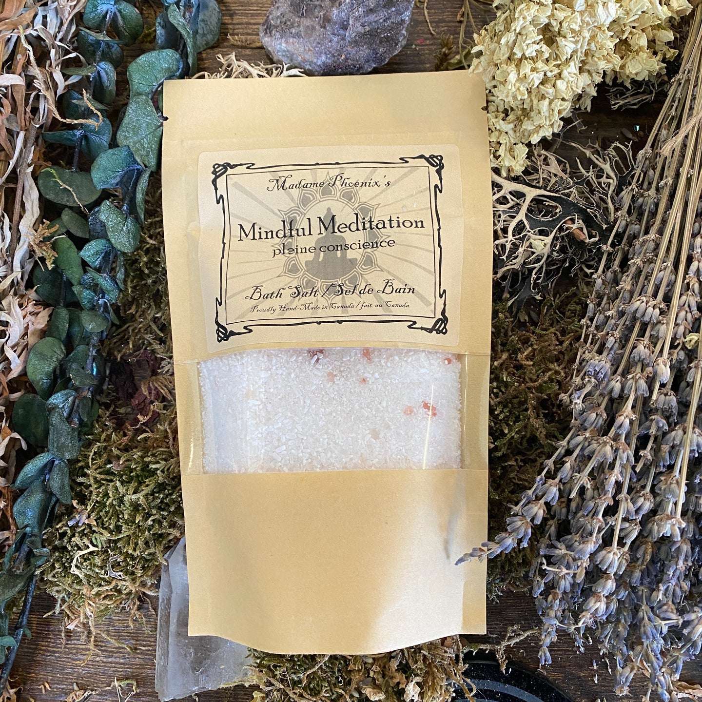 Mindful meditation bath salt