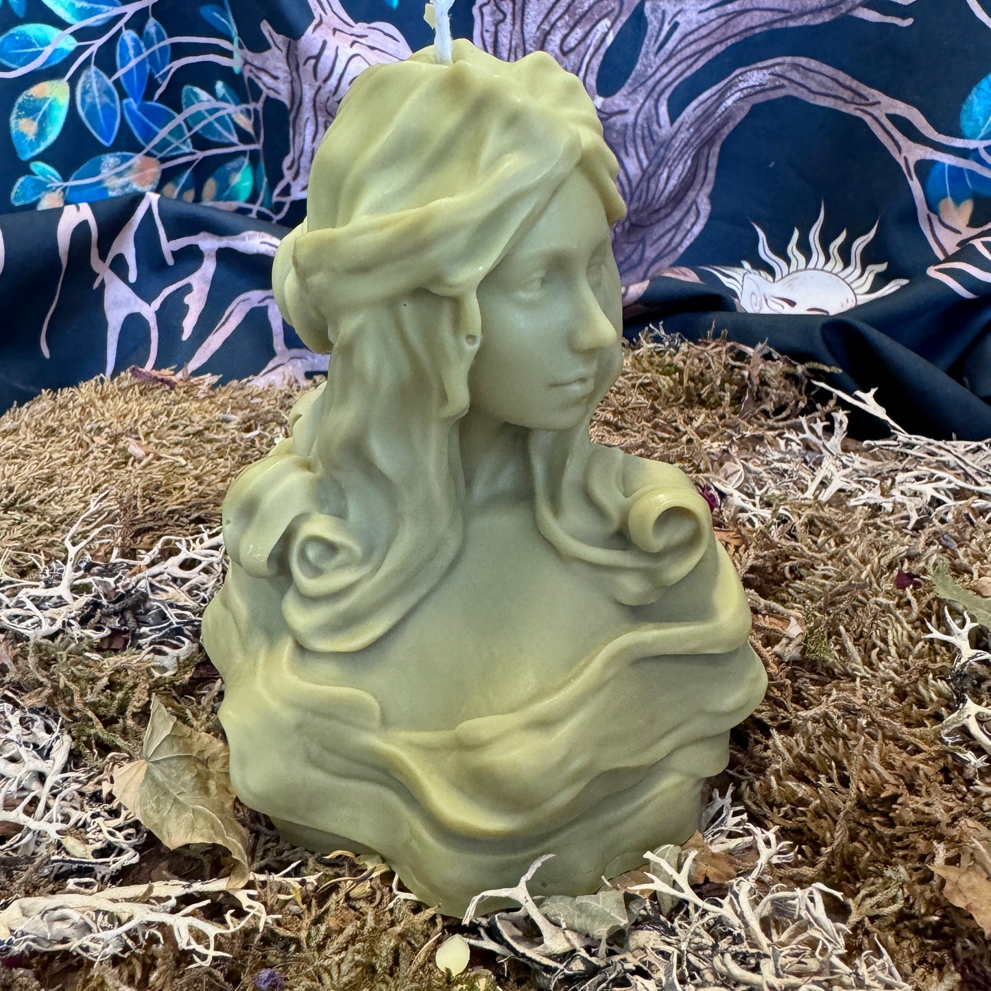 Demeter Goddess Sculpture Shaped Candle