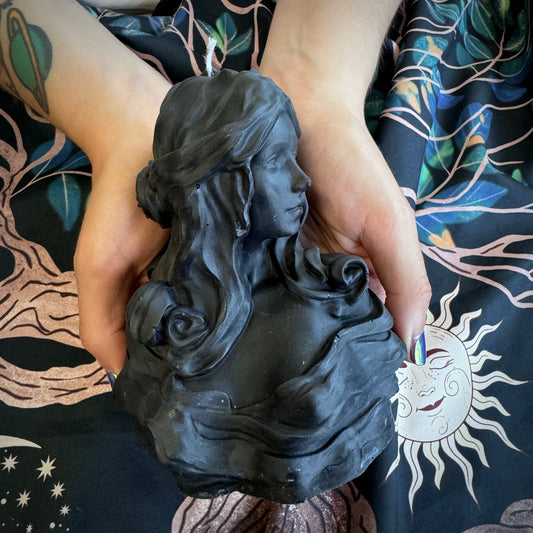 Hekate Goddess Sculpture Shaped Candle