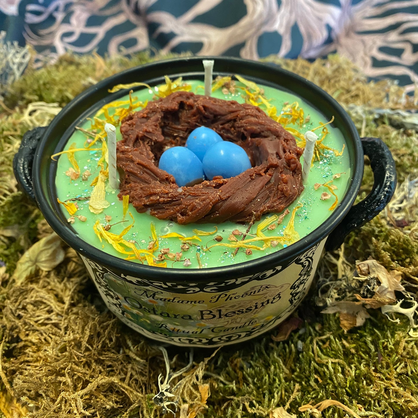 Bougie de chaudron de bénédiction d’Ostara 
