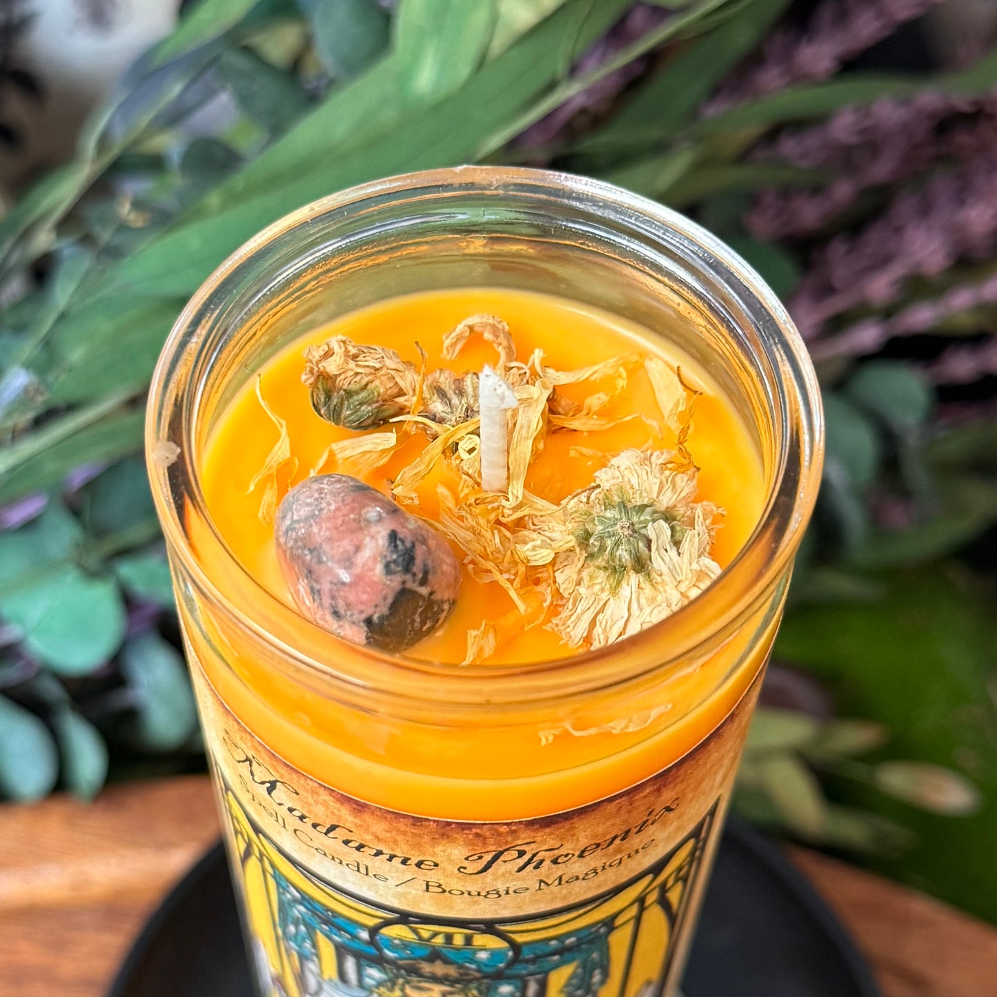 Chariot Card Tarot Spell Candle