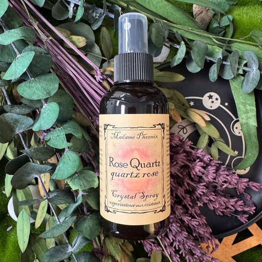 Rose Quartz Crystal Room Spray